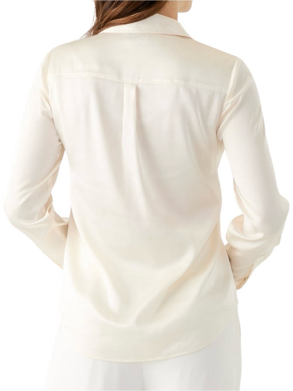 The Limited Cream Button-Down Blouse
